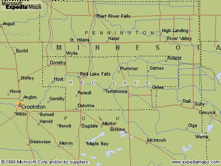 Red Lake County Map