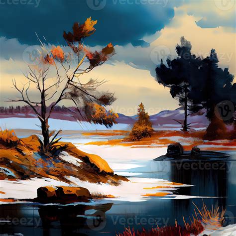 Landscape Art - Ai Generated 22416404 Stock Photo at Vecteezy