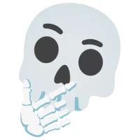 skull_thinking - Discord Emoji