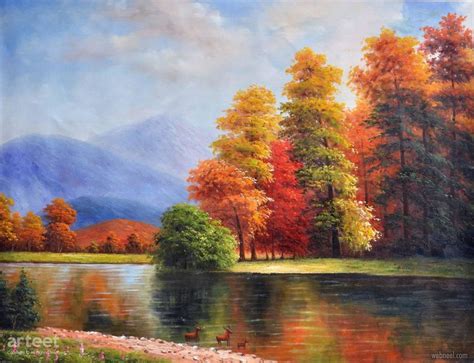 Scenery Oil Painting Autumn By Arteet 16