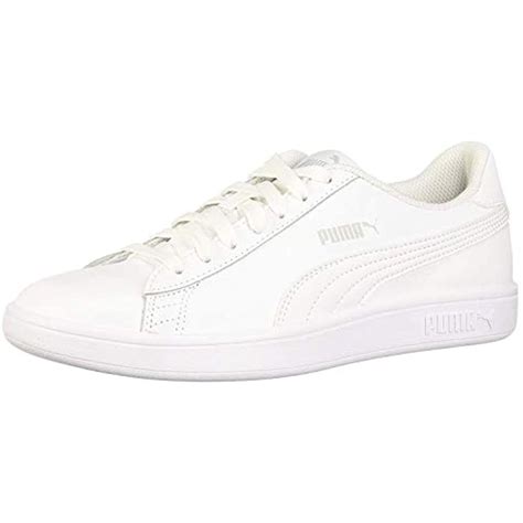 PUMA Men's Puma Smash v2 Shoe, puma white-puma white, 8.5 M US ...