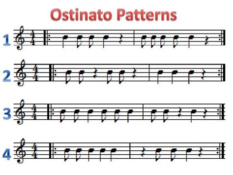 Ostinato Patterns | Pattern, Pattern download, Presentation