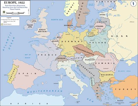 European Map Before Ww2