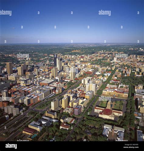 Aerial of Pretoria, Gauteng, South Africa Stock Photo - Alamy