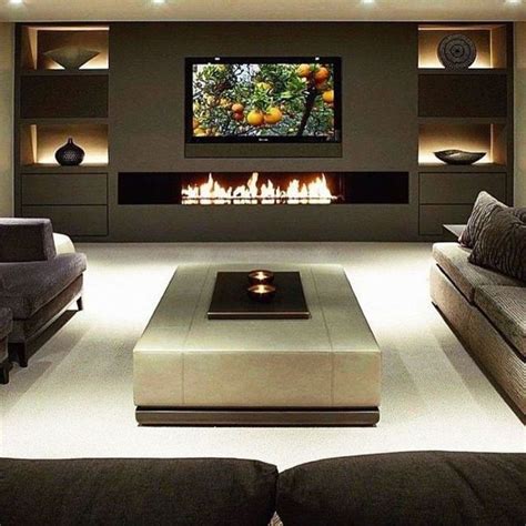 Great Room Fireplace Wall Ideas - Mahilanya