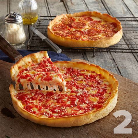 Four Lou Malnati's Deep Dish Pizzas (2 Sausage Pepperoni ...