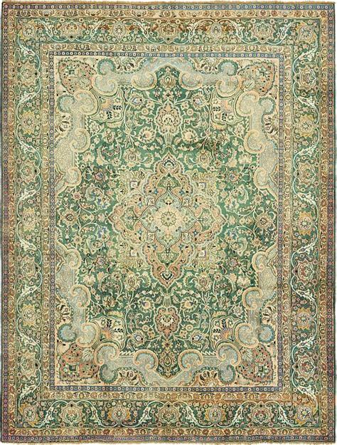 Green 9' 9 x 12' 9 Mashad Persian Rug | Persian Rugs | eSaleRugs