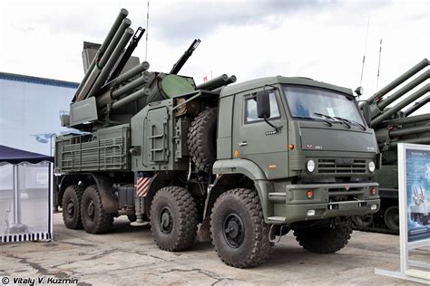 Pantsir S-1 Pantsir-S1 Russian short to medium range surface-to-air ...