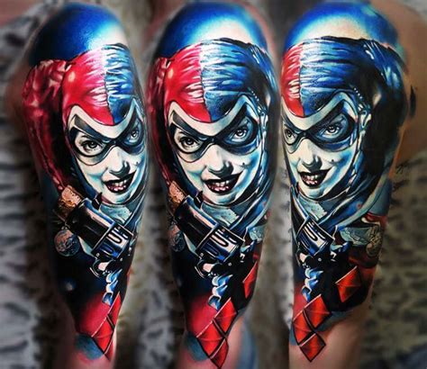 Harley Quinn tattoo by Dmitriy Gorbunov | Post 23772