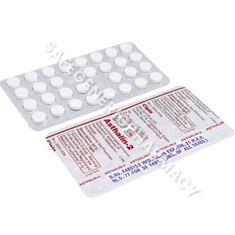 Buy Asthalin Tablets (Salbutamol) Online At Best Price | SGP