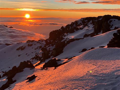 Summit night on Mount Kilimanjaro