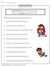 English Language Arts Worksheets