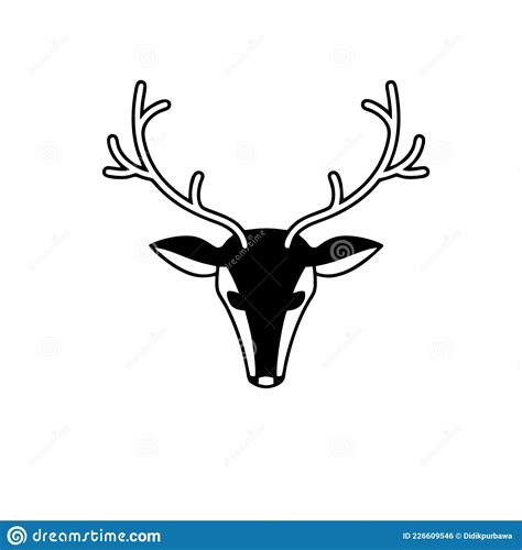 Deer Logo, Reindeer Vector Logo Element. Deer Design Icon. Vector ...