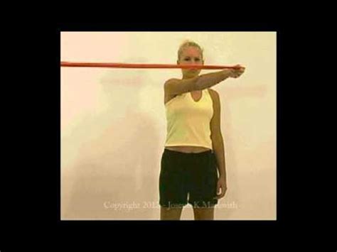 Resisted Horizontal Adduction - Shoulder Exercise - YouTube