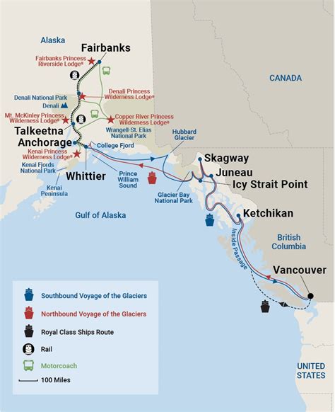 Map - Princess Cruises