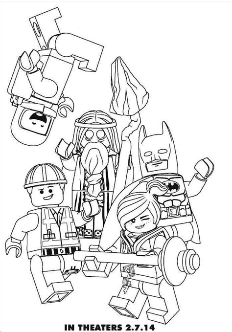 Free Printable The Lego Movie Second Part Coloring Pages - The Lego ...