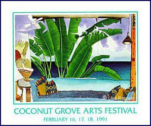 coconut grove art festival posters - robstives