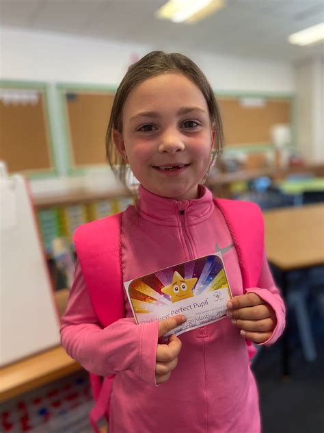 Park View Primary on Twitter: "Perfect Pupil Award 🥇 https://t.co ...