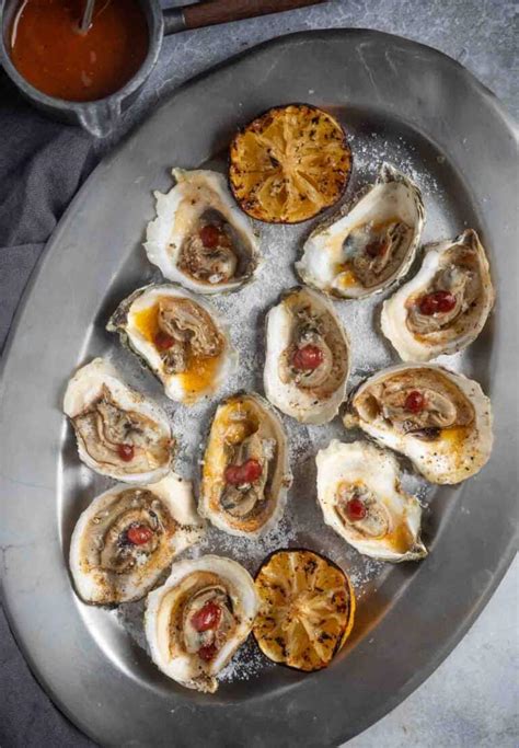 BBQ Oysters with Melted Seasoned Butter - Vindulge