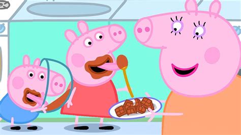 | Peppa Pig Makes a Surprise Birthday Cake - YouTube