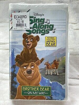 DISNEY SING ALONG Songs Brother Bear On My Way VHS Tape New Sealed ...