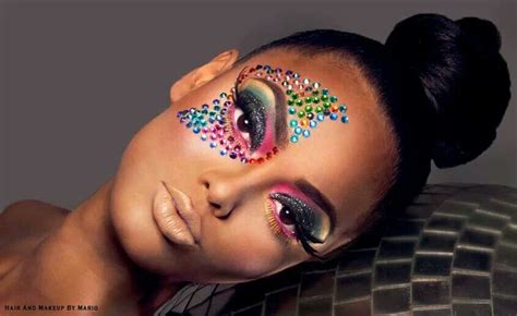 Carnival Monday!!! Caribana Makeup, Stage Makeup, Glitter Makeup ...