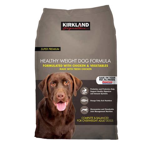 Kirkland Signature Healthy Weight Formula Chicken & Vegetable Dog Food ...