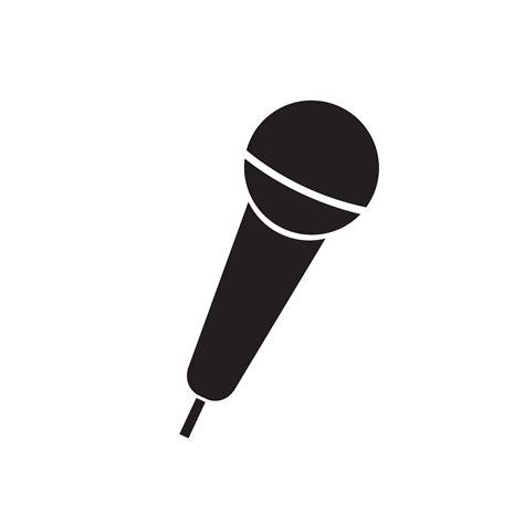 Microphone icon vector illustration 581700 Vector Art at Vecteezy