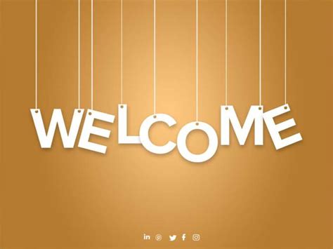 Welcome and Introduction | Welcome Slide Templates | SlideUpLift