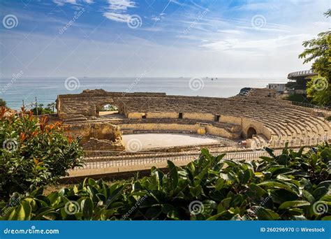 Roman Amphitheatre of Tarragona in Spain Stock Photo - Image of travel ...