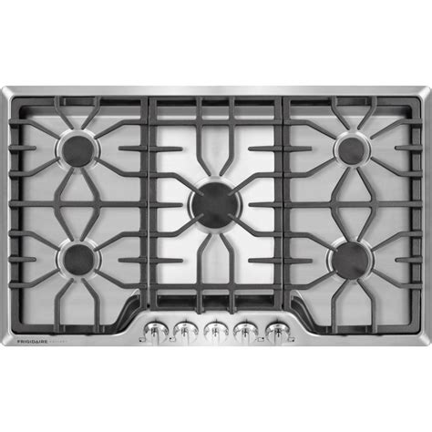 Frigidaire Gallery 36 in. Gas Cooktop in Stainless Steel with 5 Burners ...