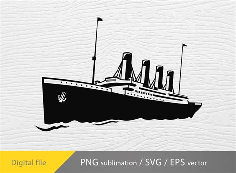 Titanic Svg Cruise Ship Svg Titanic Ship Svg Cricut File - Etsy Canada