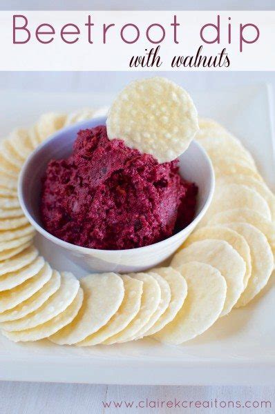 Beetroot dip with walnuts - deliciously rich, health, vegan and paleo.