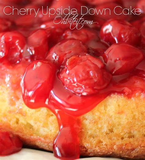 ~Cherry Upside Down Cake! | Oh Bite It