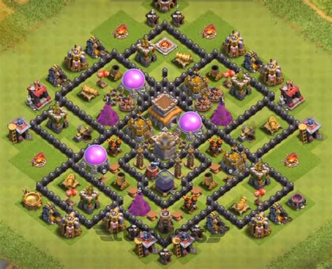 Town Hall 8 Hybrid Bases 2017(New!) Anti Everything - Mj,s Clash of Clans