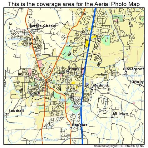 Aerial Photography Map of Franklin, TN Tennessee