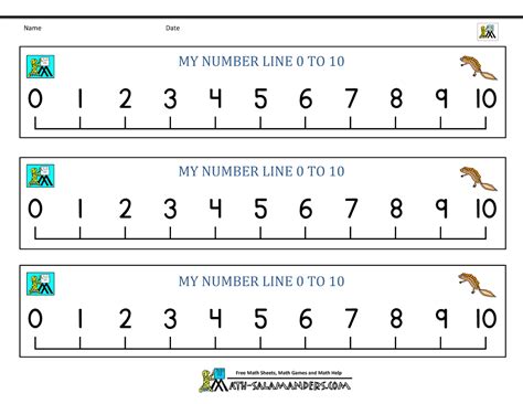 worksheet. Number Line Printable. Grass Fedjp Worksheet Study Site