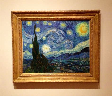 'Starry Night'- Vincent Van Gogh- MoMa, NYC | Starry night, Museum of ...