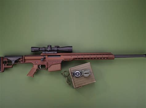 Barrett M95 bolt-action bullpup rifle in caliber .50 BMG: with the Big ...