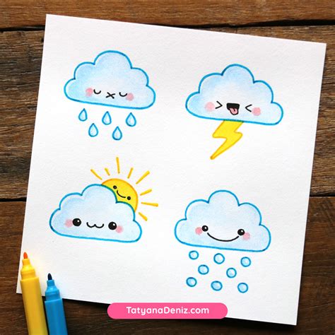 Cute Cloud Drawing