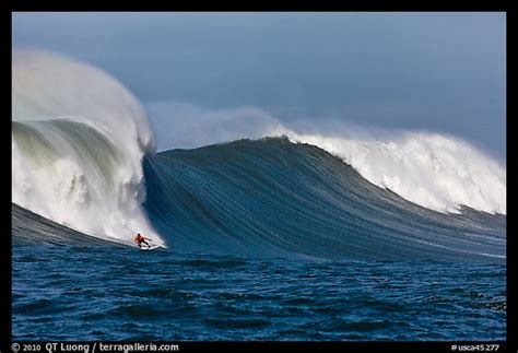 Picture/Photo: Surfing big wave at the Mavericks. Half Moon Bay ...