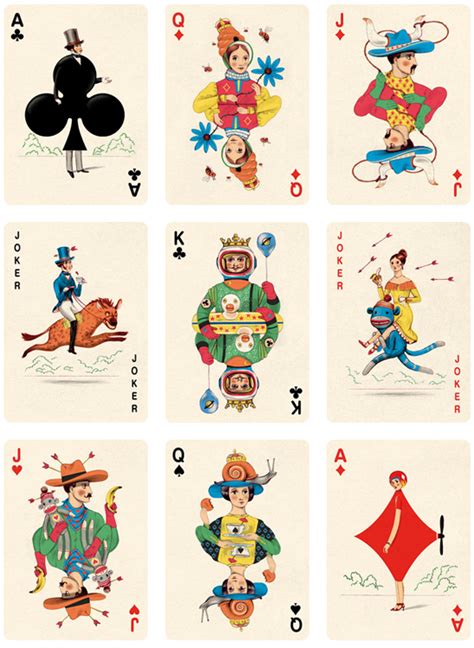 Playing Cards Illustrations by Jonathan Burton