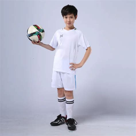 High quality boys football uniforms child soccer jerseys kids custom ...