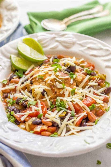 Slow cooker Mexican chicken stew - Family Food on the Table