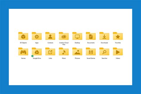 Change The Icons Inside Your User Folder In Windows 11 - QuickHows