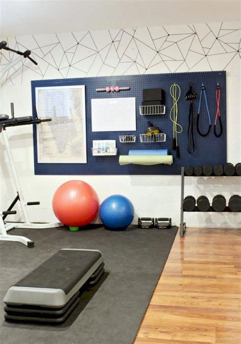 Easy DIY Project: Home Gym Organizer using a pegboard | Gym room at ...