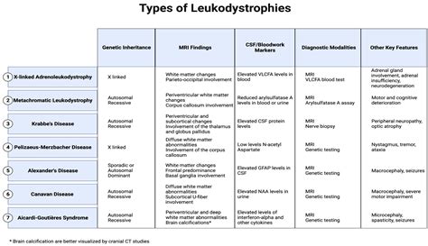 Leukodystrophy Imaging: Insights for Diagnostic Dilemmas