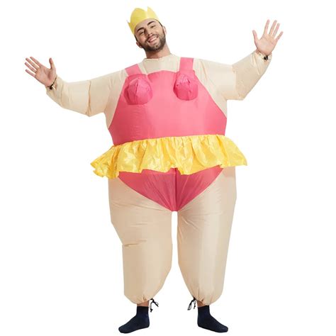 Adult size Inflatable Costume Funny Fancy Dresses Adult Chub Suit ...