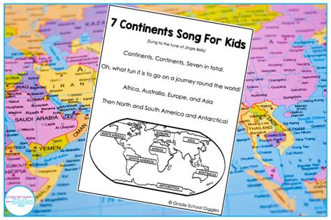 The 7 Continents Song for Kids - Grade School Giggles