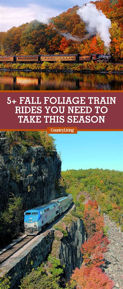 8 Best Fall Foliage Train Rides - Fall Leaf Peeping Train Tours